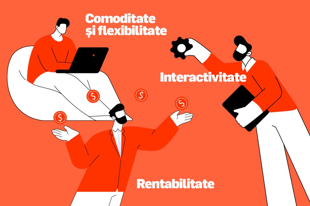 beneficiile cursurilor video, reprezentare